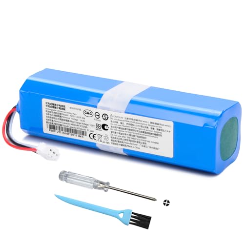 RDSJ 6800mAh Vacuum Battery Replacement for AIRROBO T10+ T10 Plus Robot, for Proscenic M7 M8 M6 Coredy L900 UONI S1 V980 Series Robot Vacuum Cleaner 14.4V 97.92Wh