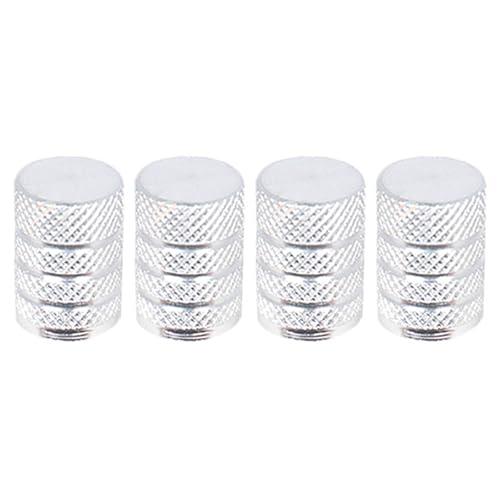 Aluminum Tire Valves Caps Set Corrosions Resistant Aluminum Valves Caps 4pcs For Auto Bike Wheel Protections Simple Use Tire Stem