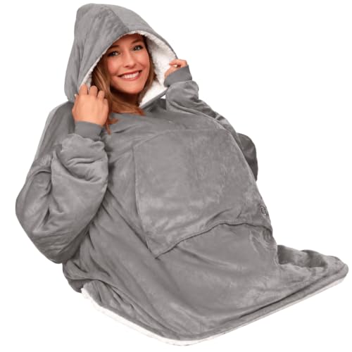 THE COMFY Original | Shark Tank | Patented | Sherpa Wearable Blanket Hoodie