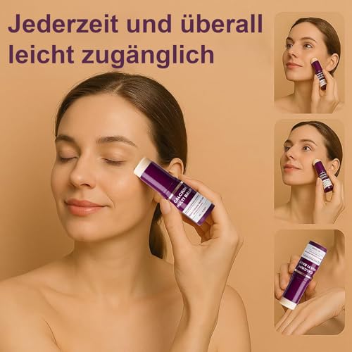 Calcium Multi Balm Stick, Korean Skincare Anti Aging Augencreme gegen Falten und Augenringe, Collagen Sticks Feuchtigkeitscreme Gesicht, Anti Falten Creme für Damen, Multifunktionale Augenbalsam 2PCS