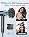 High Speed Hair Dryer 160000 RPM - Quiet Ionic Blow Dryer with Magnetic Diffuser and Concentrator, 500 Million Negative Ions, Lightweight, Thermo-Control Fast Drying Hairdryer for Home Travel Salon