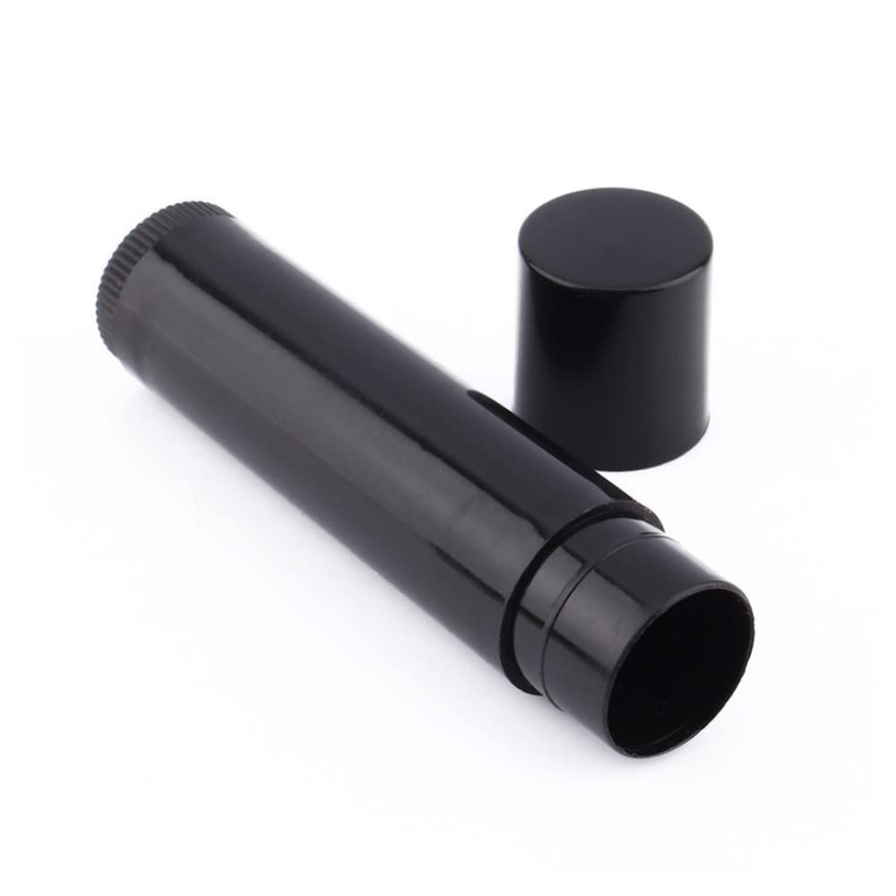 Dethra BeautycareTM 5 Grams Black Empty Chapstick Container for Lip Balms, Lipstick & DIY’S (Pack of 6)