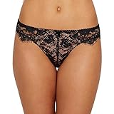 Dita Von Teese Exquisite Two-Tone Satin Marlene Bikini D22456, Black/Pink,12