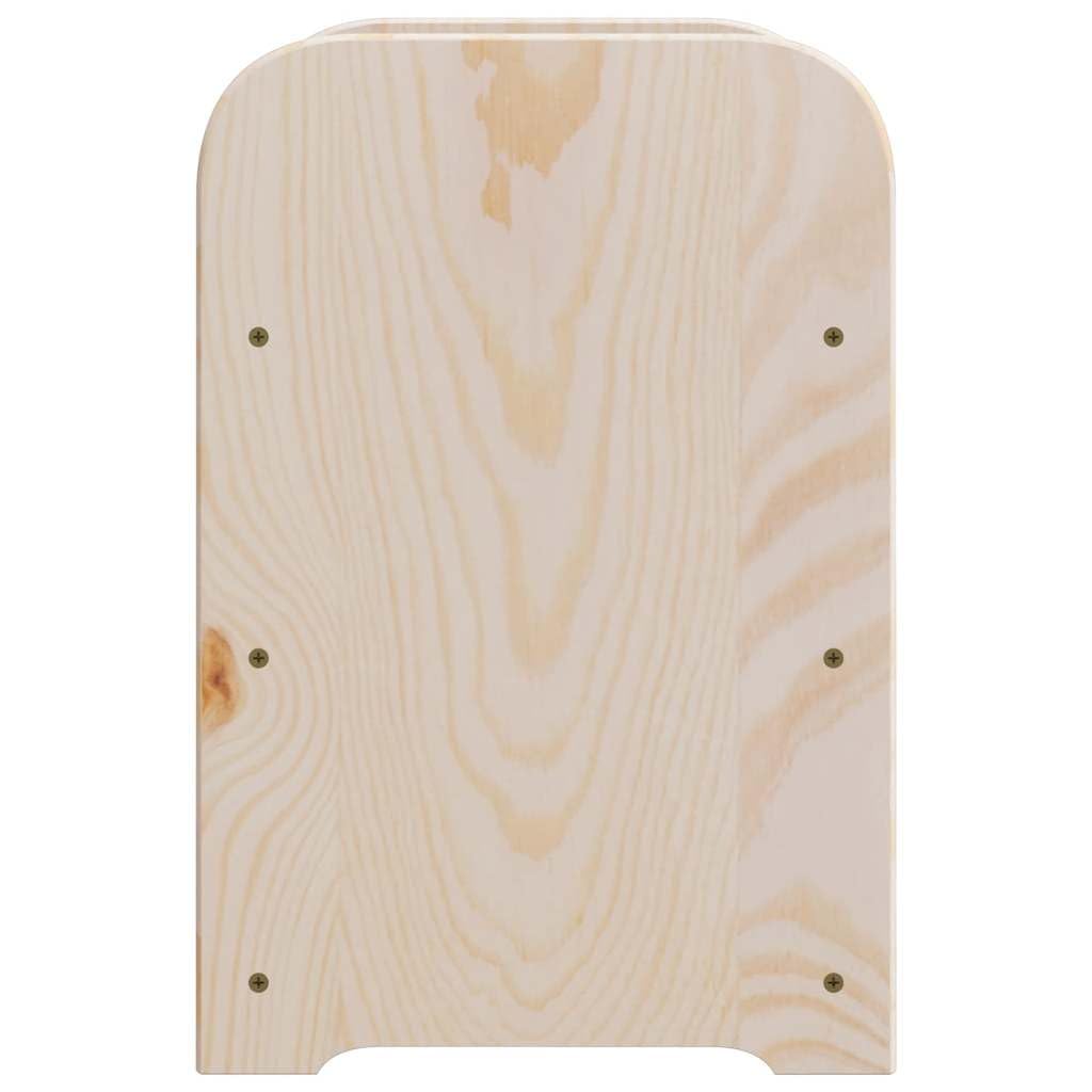 Weinregal aus massivem Kiefernholz 33x25x37 cm mit 3 Ebenen für 9 Flaschen, Flaschenhalter und Lagerung, Küchenregal für Esszimmer, Keller, Bar und Speisekammer