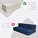Milliard Carry Case for Tri-Fold Mattress, Fits up to 6 inch Full (52 inches x 24.5 inches x 18 inches)