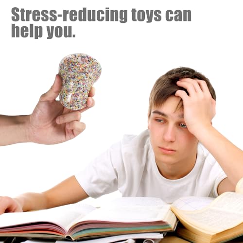 2 Zappelspielzeuge zum Hautzupfen, mit Stößelstäbchen Taschenpads Hautzupfen Zappelspielzeug Gegen Angst sensorisches Spielzeug Silikonperlen Zappelspielzeug für Erwachsene Büro