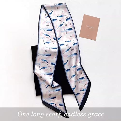 Sumolux Head Hair Scarf for Women Neck Purse Bag Handbags Scarf Like Silk — view 5