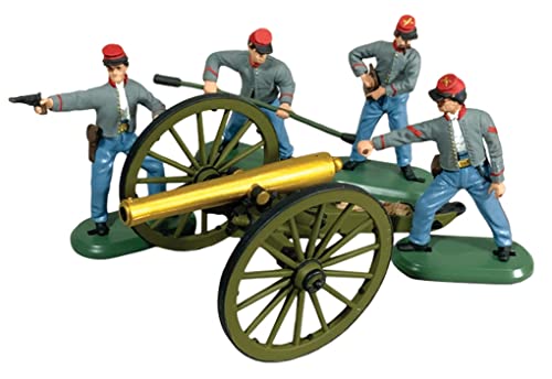 W. Britain American Civil War 52106 Confederate Napoleon Cannon with