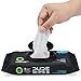 DUDE Wipes Flushable Wet Wipes 48 Count Dispenser, Unscented Wet Wipes with Vitamin-E & Aloe, Septic and Sewer Safe