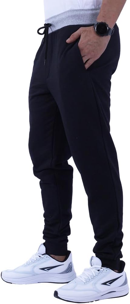 Calça Masculina Moletom Slim Jogger MXD Conceito Cores Tradicionais