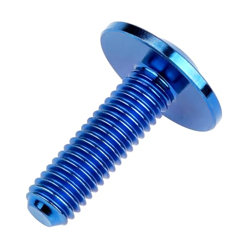 Image of Titanium Bolt Torx Head M6x10 15 20mm Screw for Bicycle Motorcycle Car Modification Pack of 6 (Anode Blue, M6x20mm)