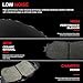 Brake Pads Sets For Dodge Nitro 2007-2011,For Jeep Liberty 2008-2012,For Jeep Wrangler 2007-2017,For Jeep Wrangler JK 2018,8pcs Front Rear Ceramic brake pads D1273 D1274 CCTECHMASS