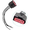 1J0973775A Mass Air Flow Sensor 5Pin Connector for VW Golf Jetta Passat Replaces 1J0 973 775A, 01020101000040