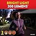 Eveready X200 LED Rechargeable Headlamps (2-Pack), Super Bright IPX4 Water Resistant Head Lights for Running, Camping, Emergency, Outdoors (USB Cable Included)