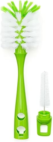 Miniatura 2 de LuxProdX Baby ganics - Jabón espumoso para platos y botellas de 16 onzas con kit de recambio con dos (2) cepillos para botellas