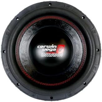 CERWIN-VEGA! VMAXX 8" 500W RMS 2-Ohm High-Performance Subwoofer - Heavy Duty Aluminum, Black Semi-Pressed Cone, Advanced Cooling, Car Audio System, 1000W Max, Easy Install VMAX8D2