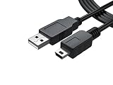 Cable de datos y carga mini USB de 1,8 m de largo para sistema de navegación GPS Garmin serie Nüvi 50, 52, 52LM, 54LM, 55, 55LM, 56LM, 57LM, 58LM
