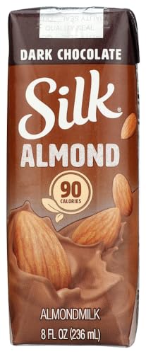 Silk Dark Chocolate Pure Almond Milk, 8 Ounce -- 18 per case
