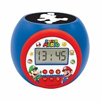 LEXIBOOK, Mario Projector Alarm Clock, RL977NI