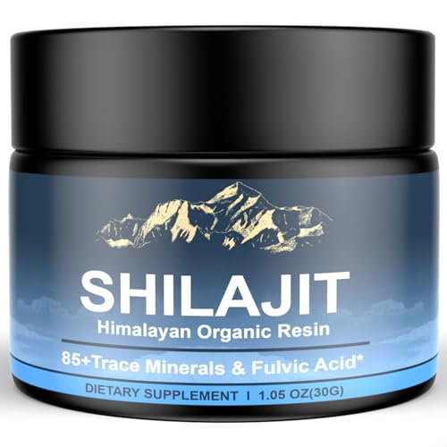 Himalayan Shilajit Organic Shilajit Resin, High Potency Shilajit for Men and Women, 600mg Pure...