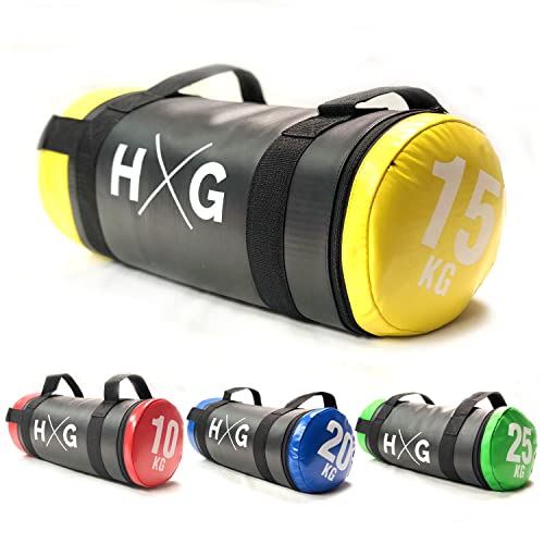 JOWY Sandbag Crossfit Bolsa de Piel Sintética MMA Boxeo de 15kg |...