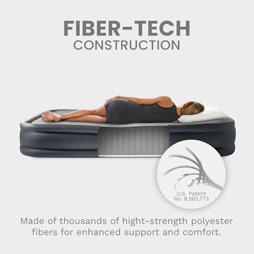 Intex Dura-Beam Plus Deluxe 16.5" Twin Air Mattress with Built-in Pump - image 8