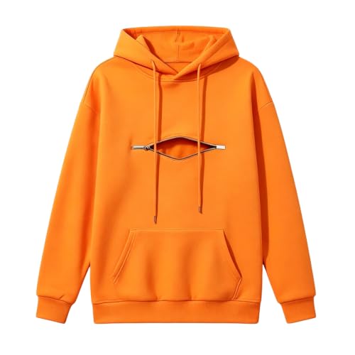 Womens Hoodie with Pet Pouch Zipper Pocket Long Sleeve Sweatshirt - image 7