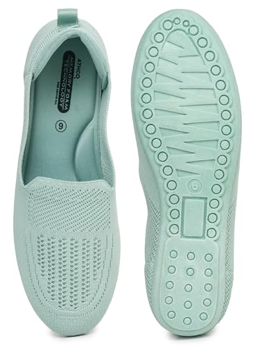 Image of ATHCO Womens Angel Walking Shoes for Women | Memory Foam Slip-On | Soft Sole Lightweight Casual Shoes