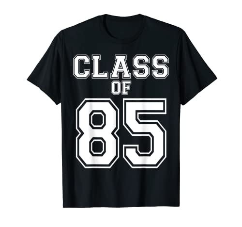 Clase de 1985 Graduación personalizada graduados mayores personalizados Camiseta