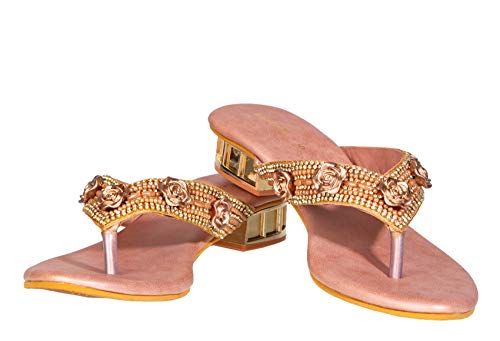Image of Khadims Women Pink Casual Slip-On Sandal-65106565150001, 3 UK