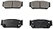 Dura International BP954 C Rear Semi-Metallic Brake Pad