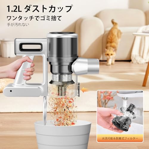 BSNAW コードレス掃除機 XL-613H の商品画像 5