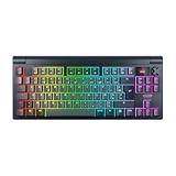 CHERRY XTRFY MX 8.3 TKL Wireless, Clavier de Jeu Mécanique sans Pavé Numérique, Disposition Française (AZERTY), Switches MX2A Red Hot Swappable, Starfall Grey