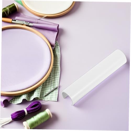 Clip de fixation pour cadre à broder ajustable en PVC blanc rigide