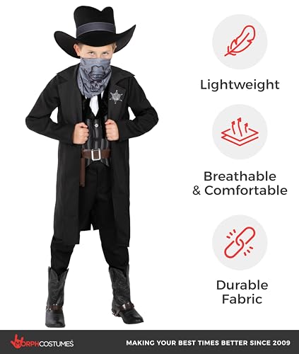 Disfraz cowboy para niños Morph talla Large miniatura 7