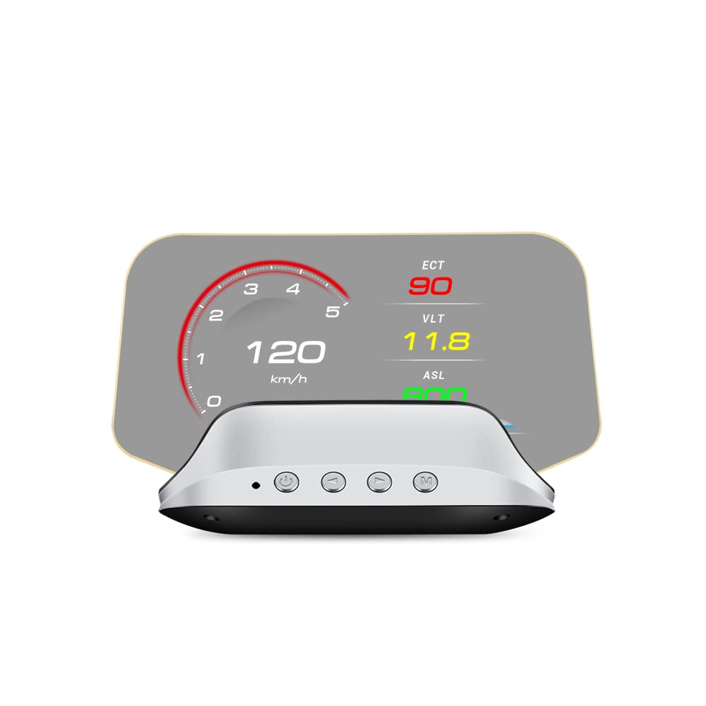 Dual System Auto HUD C3 OBD & GPS Auto Head Up Display Digital Tachometer Multifunktions In-Car Dashboard mit mehreren Alarmfunktionen
