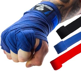 DBX BUSHIDO SPORT Bandaże bokserskie 4 m lub 2 m bawełniane bandaże bokserskie dla mężczyzn elastyczne bandaże bokserskie dla mężczyzn z mocnym zapięciem na rzepy bandaż bokserski do sportów
