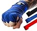 DBX BUSHIDO SPORT Kampfsport Handgelenk Bandagen Boxen, 100% Baumwollen Boxing Bandage MMA Boxbandagen (4m, Blau)