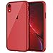 Produktbild JETech Hülle Kompatibel iPhone XR 6,1", Stoßdämpfung Abdeckung, Handyhülle Case Cover transparent durchsichtig (Rot)