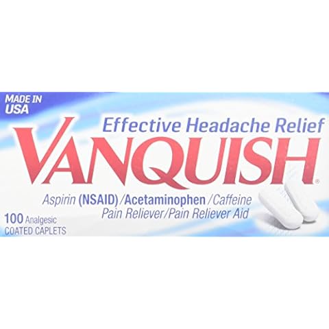Vanquish Extra Strength Pain Reliever Caplets, 4 Count Cover