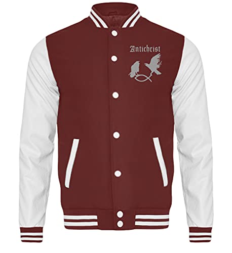 Veste de survêtement Antichrist rouge feu XXL idéale pour vos sorties et concerts
