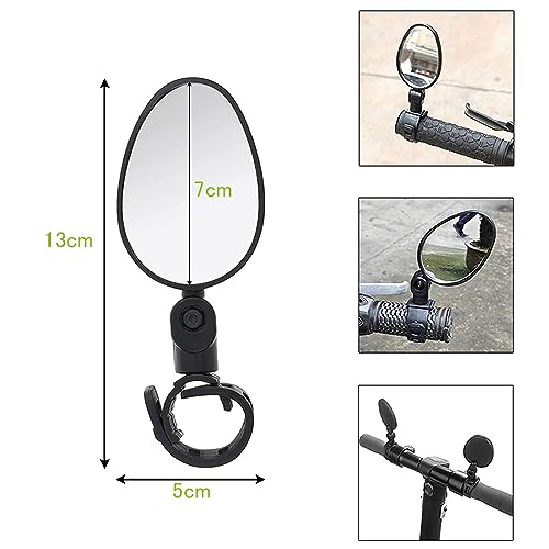 サムコス 自転車バックミラー 2個セット