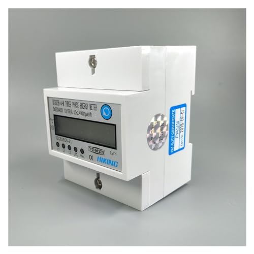 Compteur d'énergie triphasé avec écran LCD précis pour réseau 100A