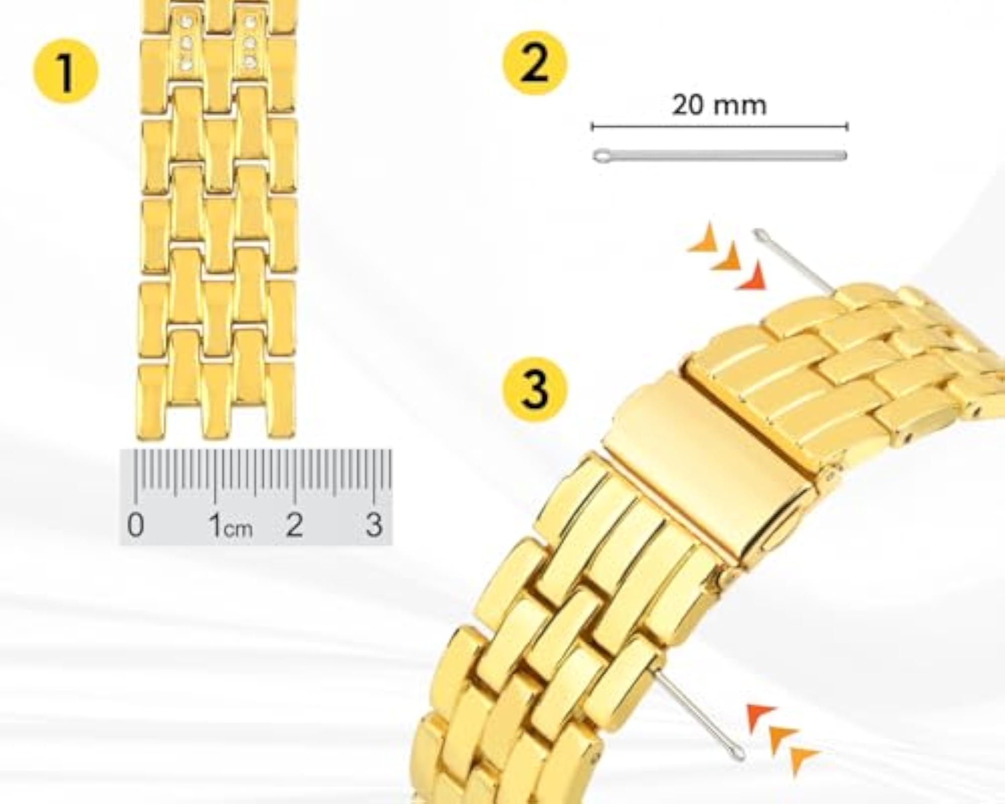 Diy Crafts 5953 Watch Band Spring Bars Link Repair Kit