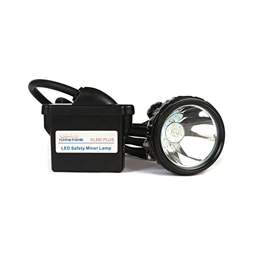 Hunting friends Mining Headlamp KL6M.Plus Rechargeable Mining Light Waterproof Cap Lamp 6000mAh Safety Explosion Rroof Mining Light for Hunting Fishing Running