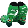 ReJiechu Golf Gifts for Men and Women, Stitch Novelty Funny Socks for Dad Him Husband Father