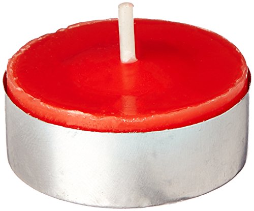 Zest Candle 100-Piece Tealight Candles, Red Citronella #TOP13