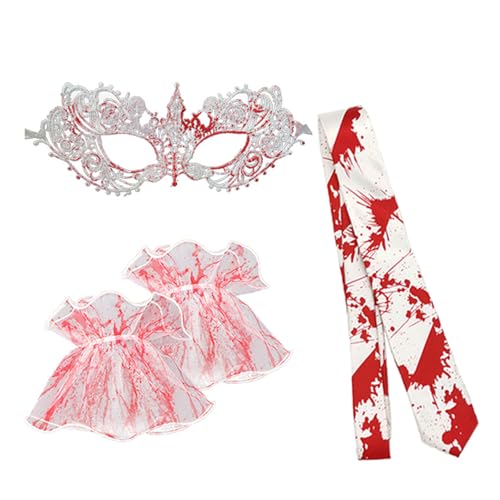Watreketal - Watreketal Costume effrayant goutte de sang en polyester - Accessoires de fête d'Halloween pour déguisement sur le thème de l'horreur - Accessoires de sang d'Halloween
