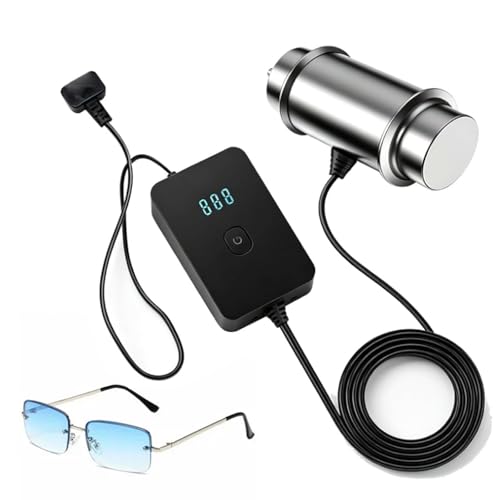 Mini limpiador ultrasónico comercial for el hogar, máquina de limpieza ultrasónica sumergible portátil, lavadora sónica con pantalla digital, for anteojos, anillos, collares, dentaduras postizas