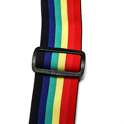 Melotough Belt Clip Suspenders|Perry Suspenders Rainbow Suspenders With Rainbow Strip,Non-Metal Suspenders For Casual Dress,Work Place #TOP6